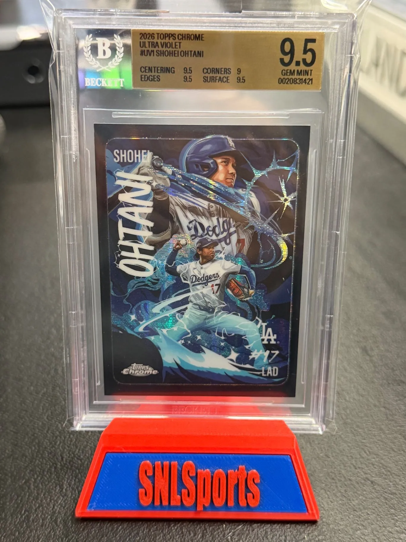 Shohei Ohtani card front