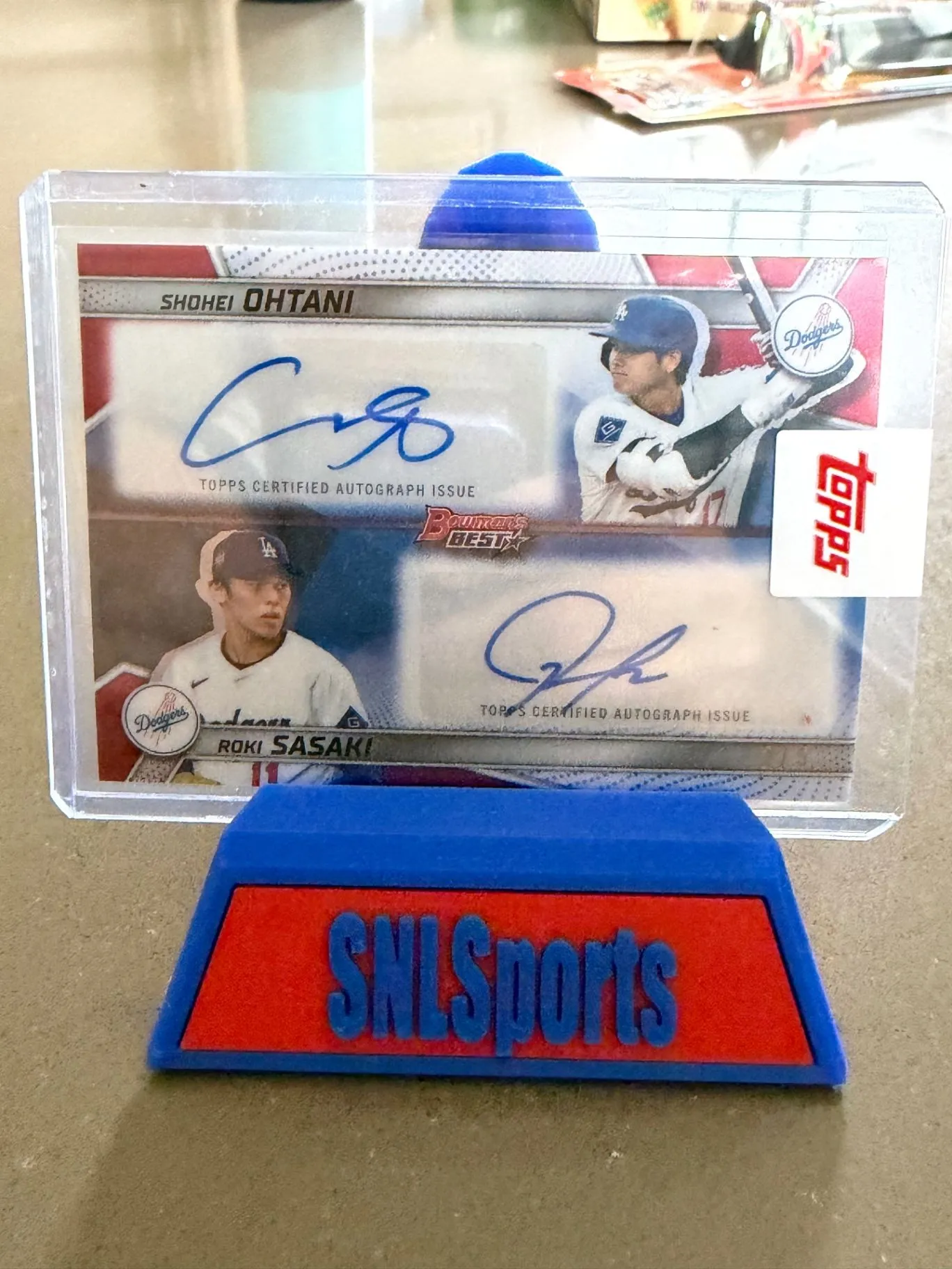 Shohei Ohtani & Roki Sasaki card front